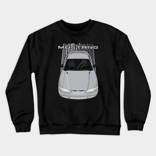 Mustang GT 1994 to 1998 SN95 - Silver Crewneck Sweatshirt by V8social